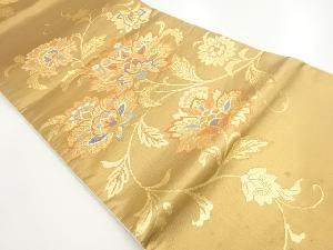 アンティーク　唐花模様織り出し袋帯(材料)